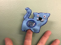 Finger puppets.  Cats
