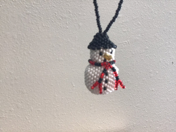 Beaded Snowman Ornaments