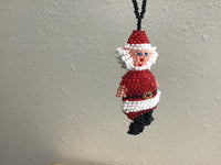 Beaded Santa Claus Ornaments