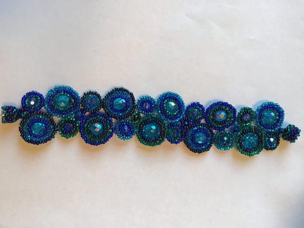 Blue Magnetic Bracelet